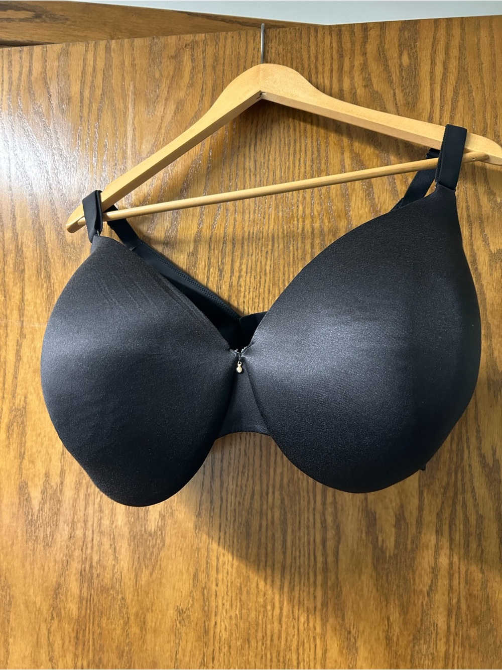 Cacique Black lightly lined full coverage with Center Charm